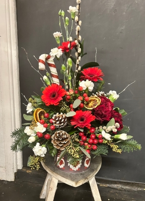 Christmas Candy Arrangement